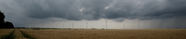 Windparks on the road from Berlin to Wendland